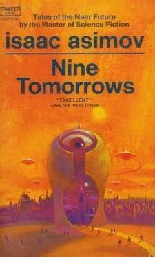 Isaac Asimov Nine Tomorrows обложка книги