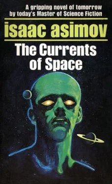 Isaac Asimov The Currents Of Space обложка книги