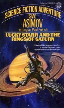 Isaac Asimov Lucky Starr And The Rings Of Saturn обложка книги