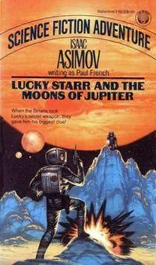 Isaac Asimov Lucky Starr The And The Moons of Jupiter обложка книги