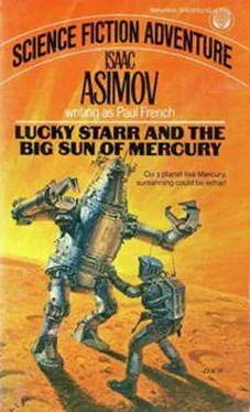 Isaac Asimov Lucky Starr And The Big Sun Of Mercury обложка книги