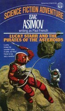 Isaac Asimov Lucky Starr and the Pirates of the Asteroids обложка книги