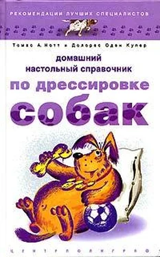 Томас Нотт Домашний настольный справочник по дрессировке собак обложка книги