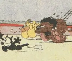 But indisputably American were the surreal landscapes of Felix the Cat those - фото 54