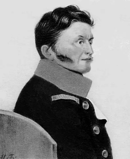 Н Н Раевский Художник Н А Бестужев по оригиналу П Ф Соколова 1825 г - фото 27