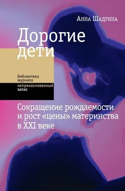 Анна Шадрина Дорогие дети: сокращение рождаемости и рост «цены» материнства в XXI веке обложка книги