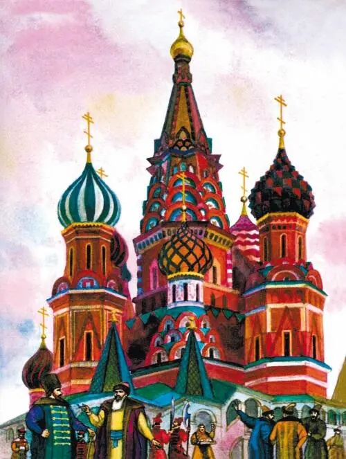 Храм построили по проекту русских архитекторов Звали их Барма и Постник - фото 16