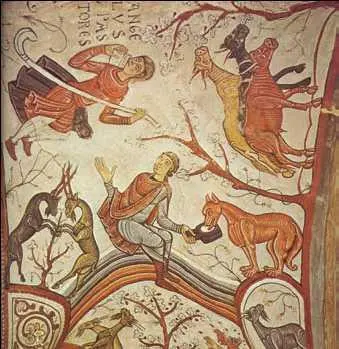 Благовестие пастухам Фреска 116788 гг Церковь СанИсидоро Леон - фото 65