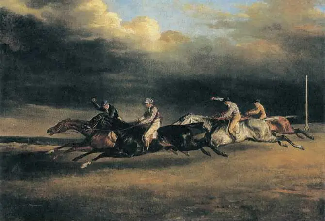 Т Жерико Скачки в Эпсоме 1821 г Лувр Париж О А Кипренский Портрет - фото 67
