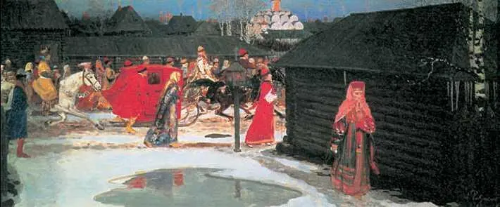 А П Рябушкин Свадебный поезд в Москве 17е столетие 1901 г - фото 94