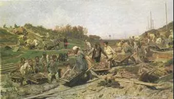 К А Савицкий Ремонтные работы на железной дороге 1874 г Государственная - фото 96