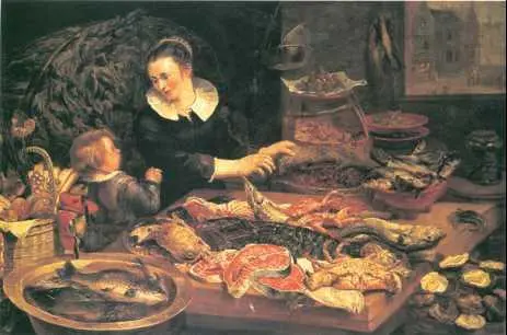 Ф Снейдерс Рыбная лавка Ок 161618 гг Государственный музей - фото 151