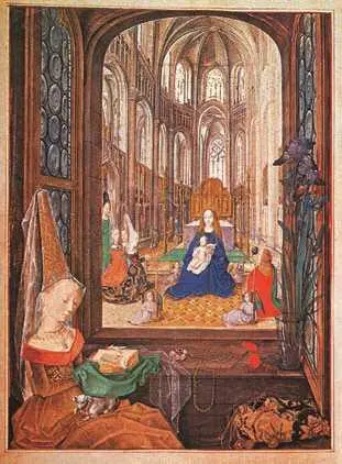 Мадонна с Младенцем Миниатюра часослова Марии Бургундской 146780 гг - фото 305