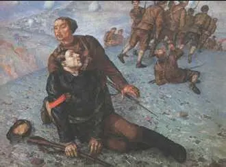К С ПетровВодкин Смерть комиссара 1928 г Государственный Русский музей - фото 308