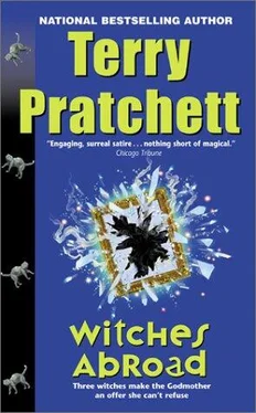 Terry Pratchett Witches Abroad обложка книги