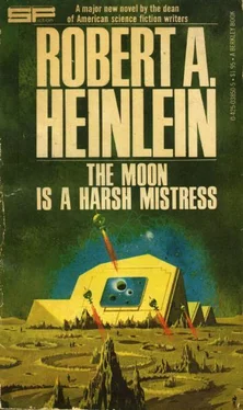 Robert Heinlein The Moon Is a Harsh Mistress обложка книги