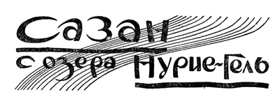 САЗАН С ОЗЕРА НУРИЕГЕЛЬ Рассказ Валентина Воронина Рисунки худ Б - фото 48