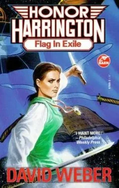 David Weber Flag In Exile обложка книги