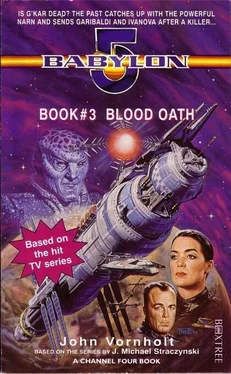 John Vornholt Babylon 5 - Blood Oath обложка книги