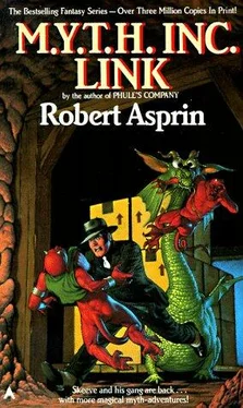 Robert Asprin M.Y.T.H. Inc. Link обложка книги