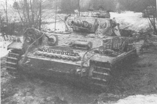 PzIV Ausf преодолевает российское бездорожье 5я танковая дивизия ноябрь - фото 217