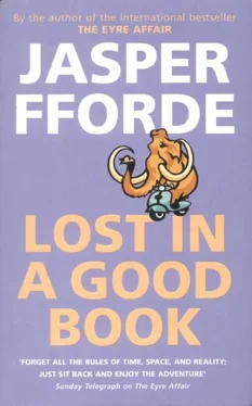 Jasper Fforde Lost in a Good Book обложка книги