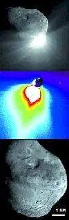 Первые научные данные о результатах полета зонда Deep Impact оставили - фото 47