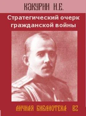 Николай Какурин Стратегический очерк гражданской войны обложка книги