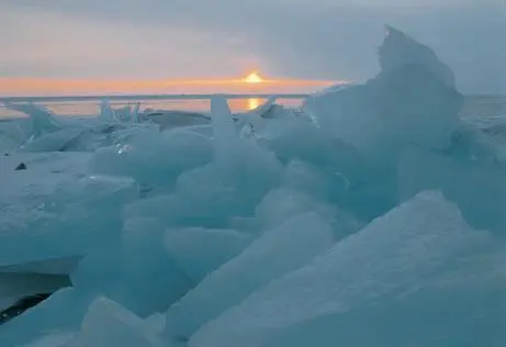 Ледяной затор на озере Байкал Разрушение заторов происходит как под действием - фото 315