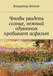 Владимир Леонов - Чтобы увидеть солнце, нежный одуванчик пробивает асфальт