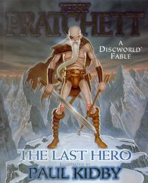 Terry Pratchett The Last Hero обложка книги