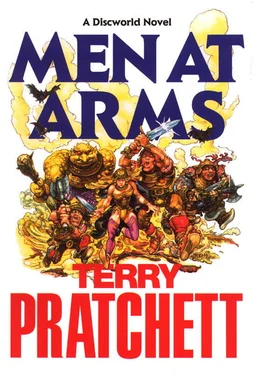 Terry Pratchett Men at Arms обложка книги