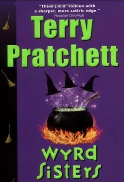 Terry Pratchett Wyrd Sisters обложка книги