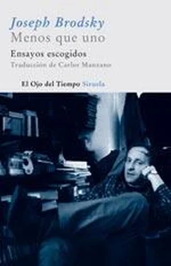 Joseph Brodsky Menos Que Uno