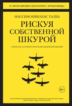 Нассим Николас Талеб Рискуя собственной шкурой. Скрытая асимметрия повседневной жизни обложка книги