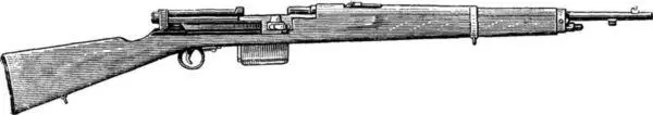 Рис 144 Автоматическая винтовка системы Мондрагона обр 1907 г Ввиду - фото 152