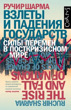 Ручир Шарма Взлеты и падения государств. Силы перемен в посткризисном мире обложка книги