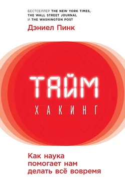 Дэниел Пинк Таймхакинг. Как наука помогает нам делать всё вовремя обложка книги