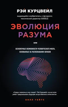 Рэй Курцвейл Эволюция разума, или Бесконечные возможности человеческого мозга, основанные на распознавании образов обложка книги