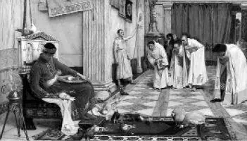 Джон Уильям Уотерхаус Фавориты императора Гонория ок1883 Художественная - фото 26