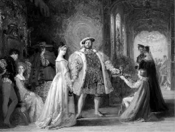 Даниэль Маклиз Первая встреча Генриха VIII с Анной Болейн 1836 Британский - фото 29