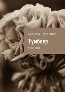 Надежда Дружинина Тумблер. Стихи-пески обложка книги