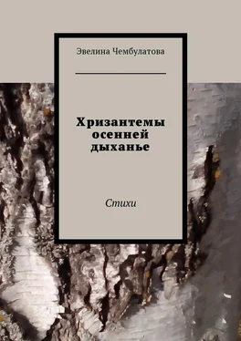 Эвелина Чембулатова Хризантемы осенней дыханье. Стихи обложка книги