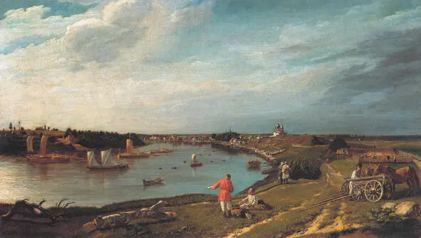 Вид Старой Ладоги 1833 г Холст масло Государственный Русский музей - фото 7