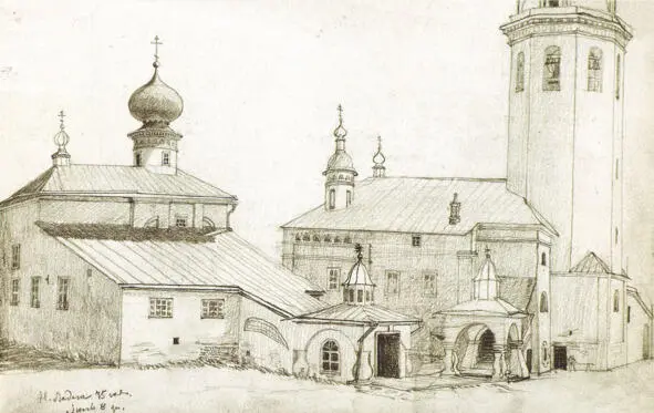 Церковь Рождества Богородицы и Никольский собор в Новой Ладоге 1875 г - фото 10