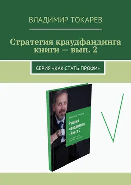 Владимир Токарев Стратегия краудфандинга книги – вып. 2. Серия «Как стать профи» обложка книги