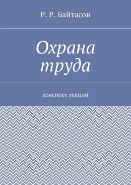 Р. Байтасов Охрана труда. Конспект лекций обложка книги