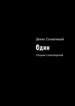 Денис Солнечный Один. Сборник стихотворений обложка книги