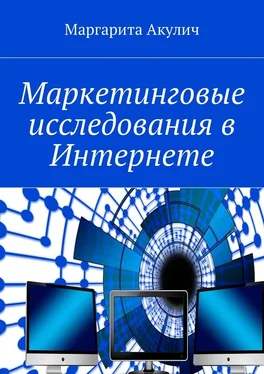 Маргарита Акулич Маркетинговые исследования в Интернете обложка книги