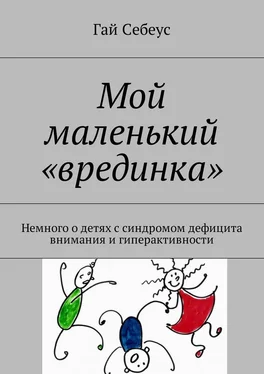 Гай Себеус Мой маленький «врединка». Немного о детях с синдромом дефицита внимания и гиперактивности обложка книги